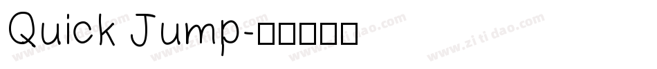 Quick Jump字体转换
